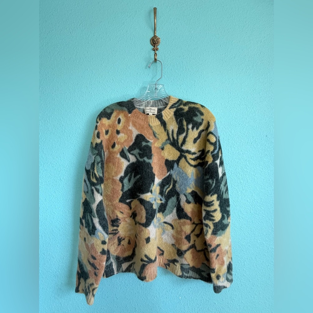 💎🇫🇷 RARE Sézane x Les Composantes Silene Jumper, Garden Flowers - Picture 2 of 10